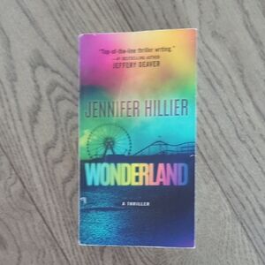 Jennifer Hillier "Wonderland" Paperback Thriller - Rainbow Ombre Cover